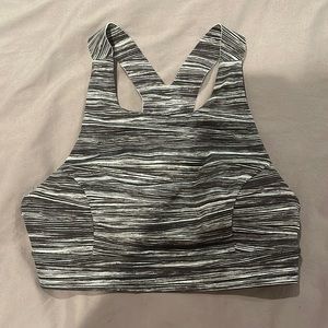 lululemon sports bra, high neck, size 8